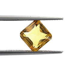 GOLDEN CITRINE TABLE CUT TOP FACETED OCTAGON (C-1/CLEAN) 8X8MM 2.40 Cts.