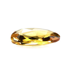 GOLDEN CITRINE ROSE CUT BRIOLETTE PEARISH 12X8MM 2.13 Cts.