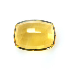 YELLOW CITRINE STEP CUT CUSHION (C3/CLEAN) 20.00X15.00 MM 20.40 Cts.