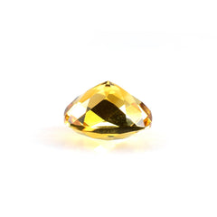 GOLDEN CITRINE CHECKER CUT CUSHION SRC (C-1)(CLEAN) 10.00X10.00 MM 3.77 Cts.