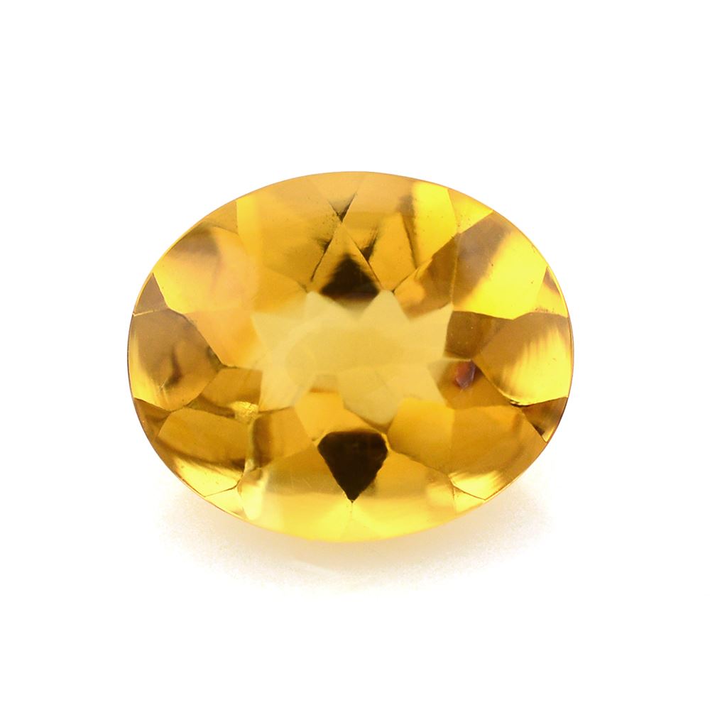 GOLDEN CITRINE BUFFTOP OVAL 11.50X9.50MM 3.96 Cts.