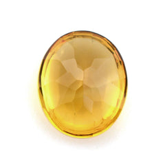 GOLDEN CITRINE BUFFTOP OVAL 11.50X9.50MM 3.96 Cts.