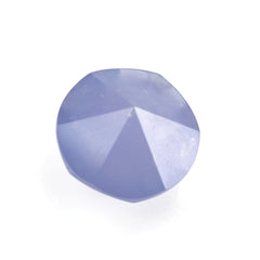 NATURAL AFRICAN BLUE CHALCEDONY SPECIAL CUT ROUND 12MM5.81Cts.