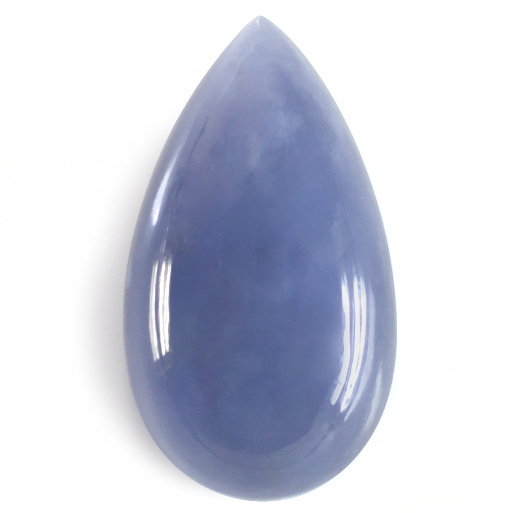 AFRICAN CHALCEDONY PEAR CAB 25X14MM 20.06 Cts.
