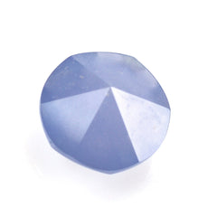 NATURAL AFRICAN BLUE CHALCEDONY SPECIAL CUT ROUND 15MM 11.48 Cts.