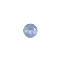 NATURAL BLUE CHALCEDONY SPECIAL CUT ROUND (AFRICAN) 3MM 0.08 Cts.