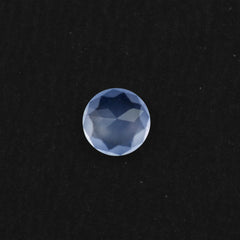 NATURAL BLUE CHALCEDONY SPECIAL CUT ROUND (AFRICAN) 3.50MM 0.10 Cts.