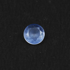 NATURAL BLUE CHALCEDONY SPECIAL CUT ROUND (AFRICAN) 3.80MM 0.20 Cts.