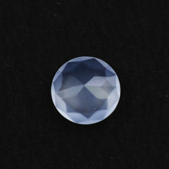 NATURAL BLUE CHALCEDONY SPECIAL CUT ROUND (AFRICAN) 4.20MM 0.25 Cts.