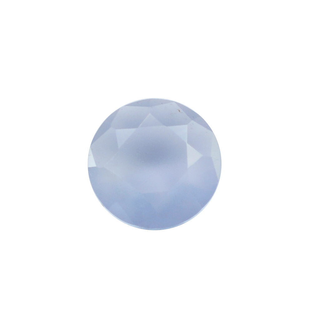 NATURAL BLUE CHALCEDONY SPECIAL CUT ROUND (AFRICAN) 5.50MM 0.45 Cts.