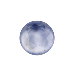 NATURAL BLUE CHALCEDONY SPECIAL CUT ROUND (AFRICAN) 4.50MM 0.28 Cts.