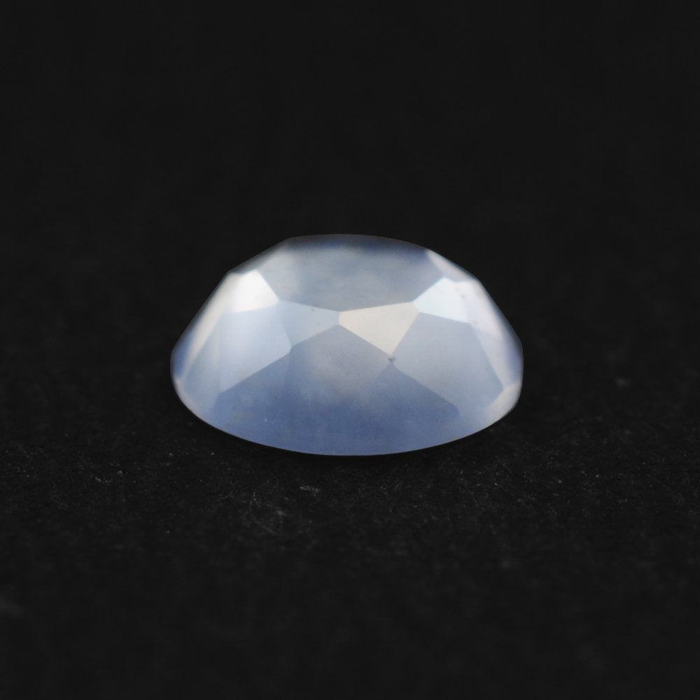 NATURAL BLUE CHALCEDONY SPECIAL CUT ROUND (AFRICAN) 4.50MM 0.28 Cts.