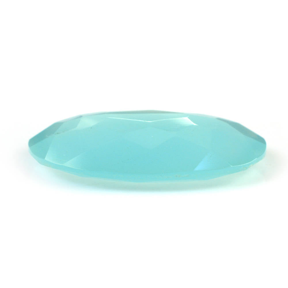 DYED PERU CHALCEDONY CUT OVAL 25.20X17.24MM 15.60 Cts.