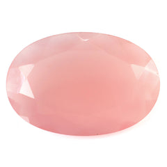 DYED PINK CHALCEDONY CUT OVAL 25.20X17.24MM 15.92 Cts.