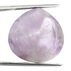 CAPE AMETHYST BOTH SIDE TABLE CUT IRREGULAR PEAR 22MM 22.82 Cts.