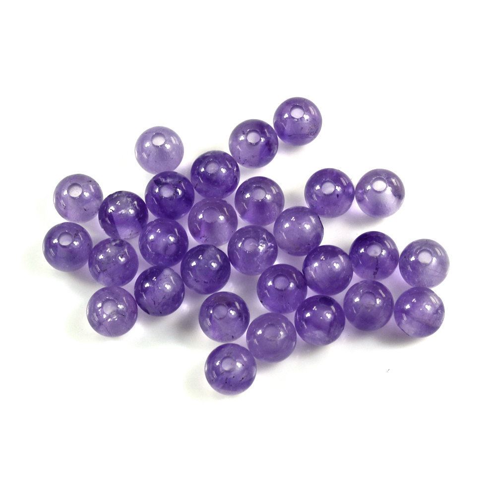 CAPE AMETHYST PLAIN ROUND BALLS (FULL DRILL 1.50) 6MM 1.43 Cts.