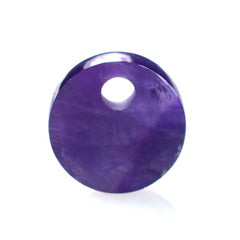 CAPE AMETHYST FLAT DISK ROUND 9.00X9.00 MM (FULL DRILL 2.00MM) 2.37 Cts.