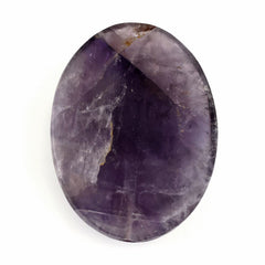 CAPE AMETHYST PLAIN OVAL CAB WITH HALF DRILL 40X30MM 67.03 Cts.