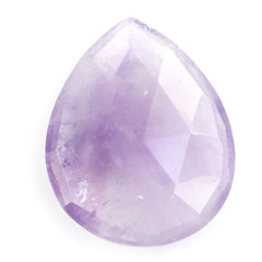 CAPE AMETHYST ROSE CUT BRIOLETTE PEAR 18X14.50MM 7.82 Cts.