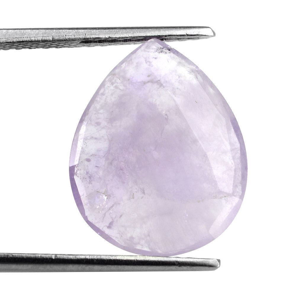 CAPE AMETHYST ROSE CUT BRIOLETTE PEAR 18X14.50MM 7.82 Cts.