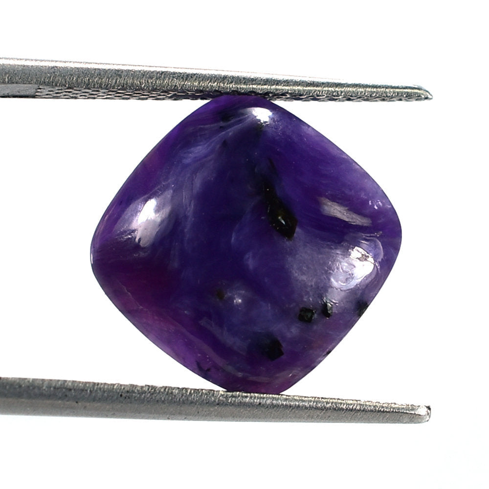 CHAROITE CUSHION CAB 12.00MM 5.07 Cts.