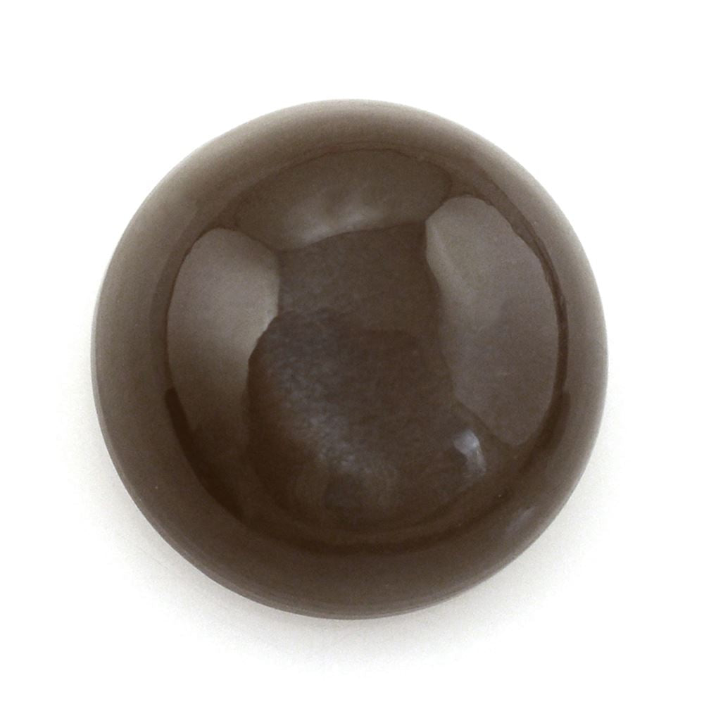 CHOCOLATE MOONSTONE ROUND CAB 12MM 6.65 Cts.