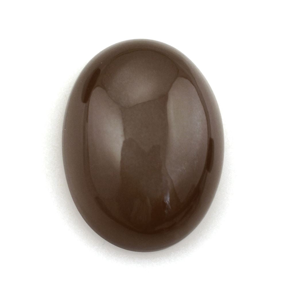 CHOCOLATE MOONSTONE OVAL CAB 16X12MM 9.01 Cts.