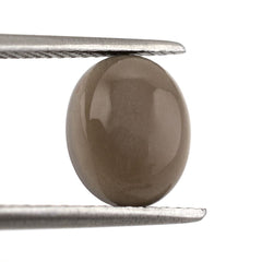 CHOCOLATE MOONSTONE OVAL CAB 10X8MM 1.79 Cts.