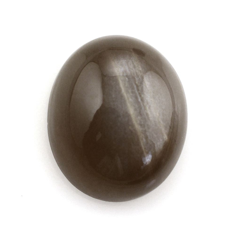 CHOCOLATE MOONSTONE OVAL CAB 12X10MM 4.70 Cts.