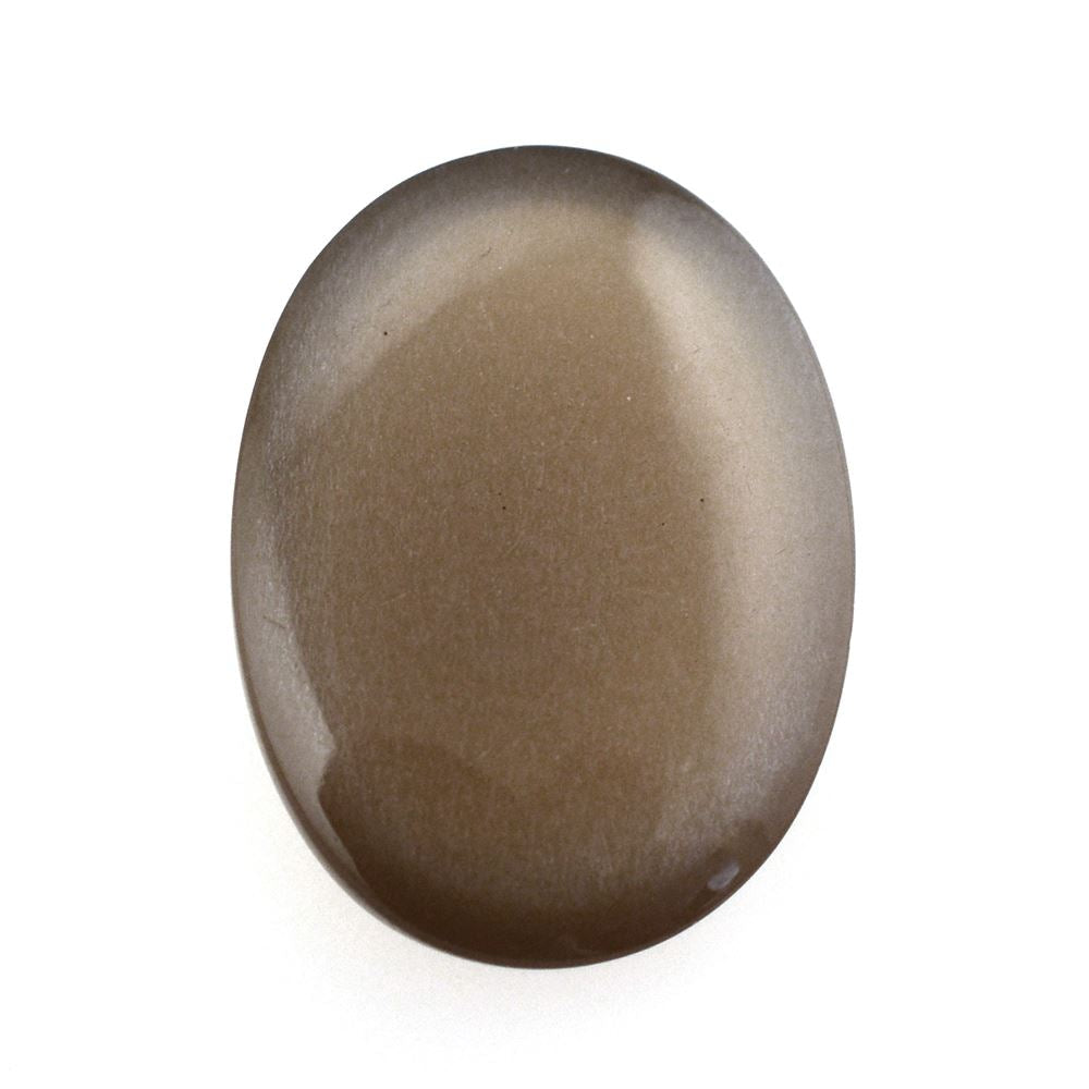 CHOCOLATE MOONSTONE OVAL CAB 14X10MM 5.03 Cts.