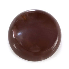 CHOCOLATE MOONSTONE DARK ROUND CAB 13MM 8.13 Cts.