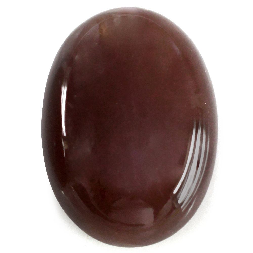 CHOCOLATE MOONSTONE DARK OVAL CAB 18X13MM 10.6 Cts.