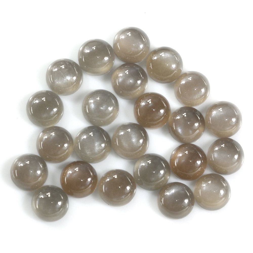 CHOCOLATE MOONSTONE ROUND CAB 6MM 0.77 Cts.