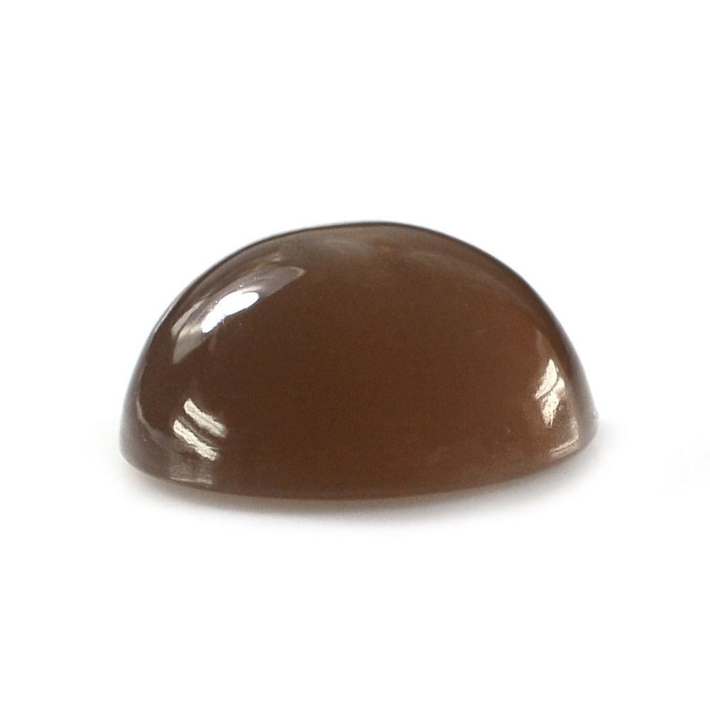 CHOCOLATE MOONSTONE ROUND CAB 8MM 1.69 Cts.