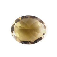 CHAMPAGNE QUARTZ CUT OVAL 11.50X9.50MM 3.60 Cts.