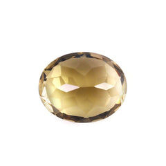 CHAMPAGNE QUARTZ CUT OVAL 10X8MM (MEDIUM/CLEAN) 2.55 Cts.