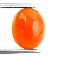 CARNELIAN OVAL CAB 11X9MM 3.94 Cts.