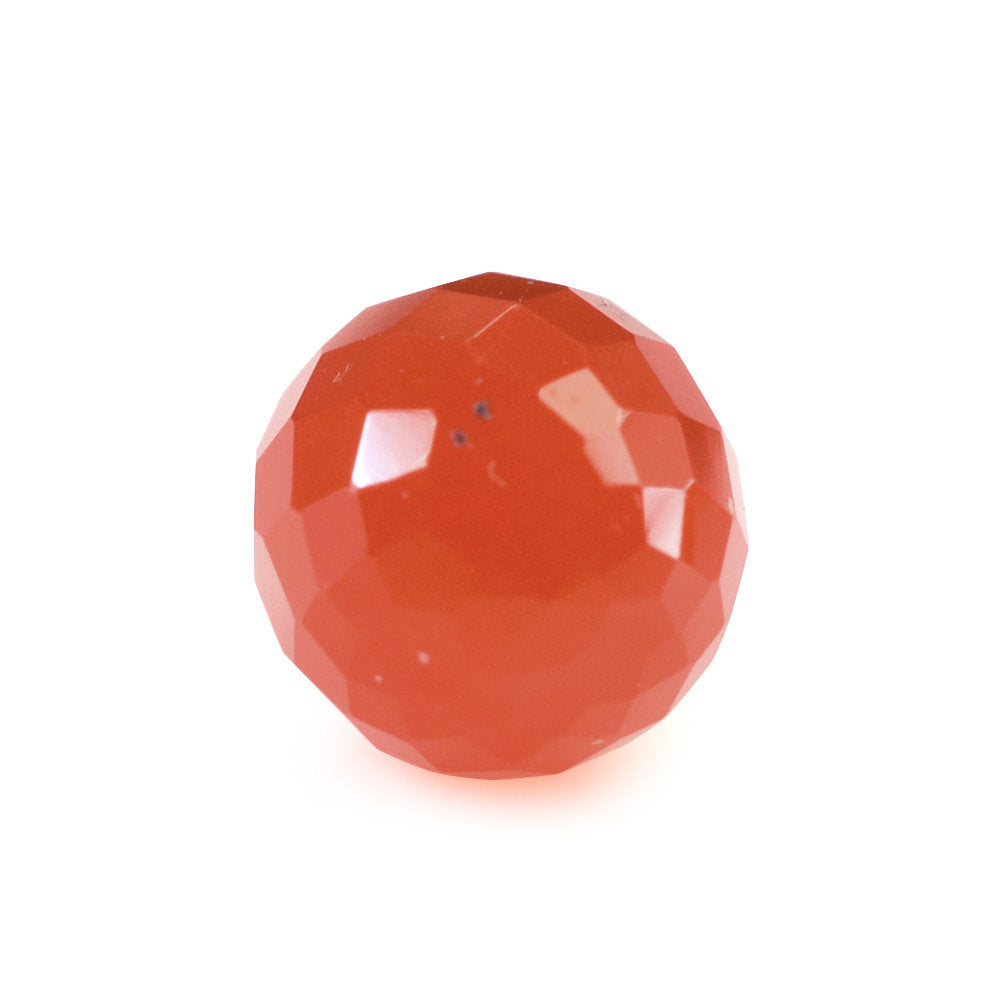 CARNELIAN FACETED DROPS (HALF DRILL 0.70MM) 10X6MM 2.47 Cts.