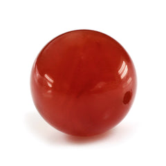 CARNELIAN PLAIN ROUND BALL (HALF DRILL) 12MM 11.73 Cts.