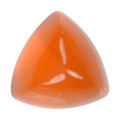 CARNELIAN SUGARLOAF TRILLION CAB (FLAT BOTTOM) 5MM (TH. 3.25-3.65MM) 0.55 Cts.