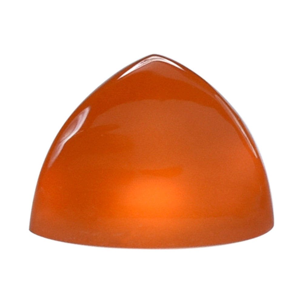 CARNELIAN SUGARLOAF TRILLION CAB (FLAT BOTTOM) 5MM (TH. 3.25-3.65MM) 0.55 Cts.