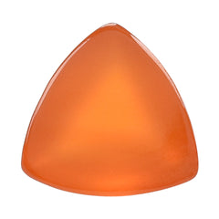 CARNELIAN SUGARLOAF TRILLION CAB (FLAT BOTTOM) 5MM (TH. 3.25-3.65MM) 0.55 Cts.