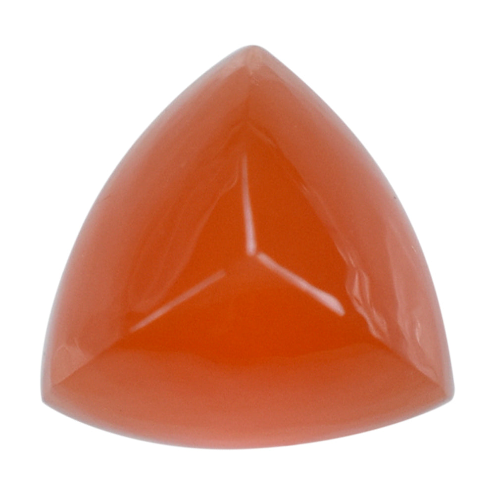 CARNELIAN SUGARLOAF TRILLION CAB (FLAT BOTTOM) 6MM (TH. 3.90-4.30MM) 0.98 Cts.