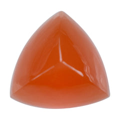 CARNELIAN SUGARLOAF TRILLION CAB (FLAT BOTTOM) 6MM (TH. 3.90-4.30MM) 0.98 Cts.