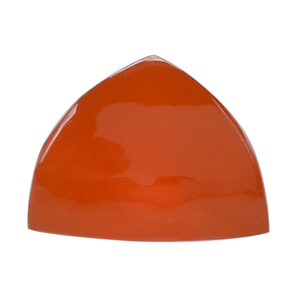 CARNELIAN SUGARLOAF TRILLION CAB (FLAT BOTTOM) 6MM (TH. 3.90-4.30MM) 0.98 Cts.