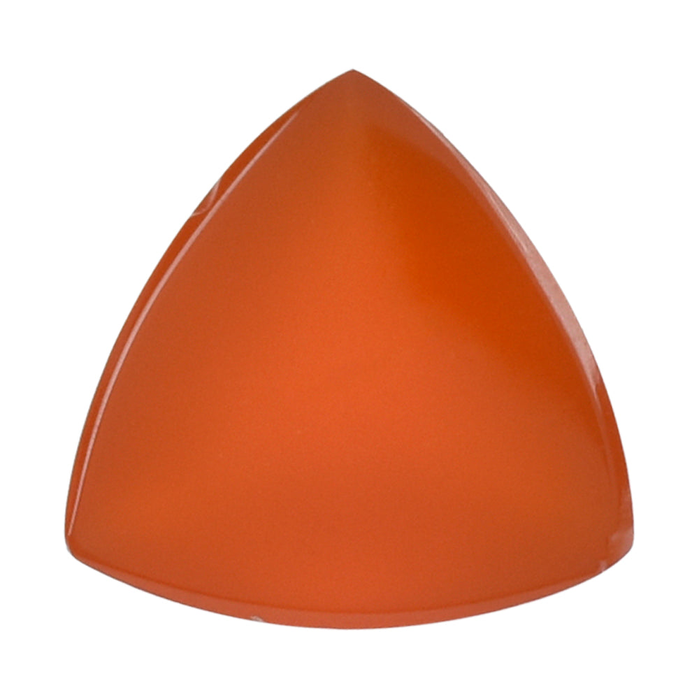 CARNELIAN SUGARLOAF TRILLION CAB (FLAT BOTTOM) 6MM (TH. 3.90-4.30MM) 0.98 Cts.