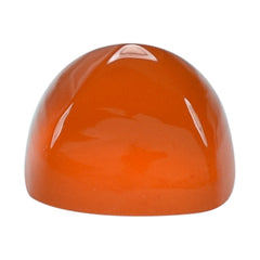 CARNELIAN SUGARLOAF CUSHION CAB (FLAT BOTTOM) 5MM (TH. 3.25-3.65MM) 0.75 Cts.