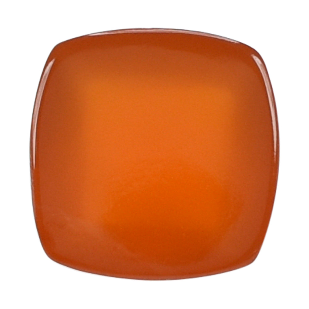 CARNELIAN SUGARLOAF CUSHION CAB (FLAT BOTTOM) 5MM (TH. 3.25-3.65MM) 0.75 Cts.