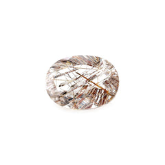 COPPER RUTILE QUARTZ CUT OVAL 8X6MM 1.14 Cts.