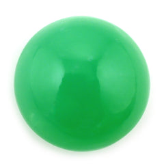 NATURAL CHRYSOPRASE ROUND CAB 12MM 6.78 Cts.